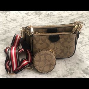 3 piece Coach shoulder bag